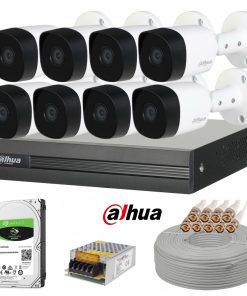 Dahua 8 Kameralı Güvenlik Kamerası Seti Montaj Dahil